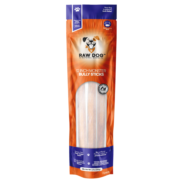 12" Monster Bully Sticks (pack of 3)