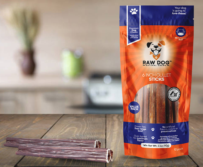 6" Beef Gullet Sticks