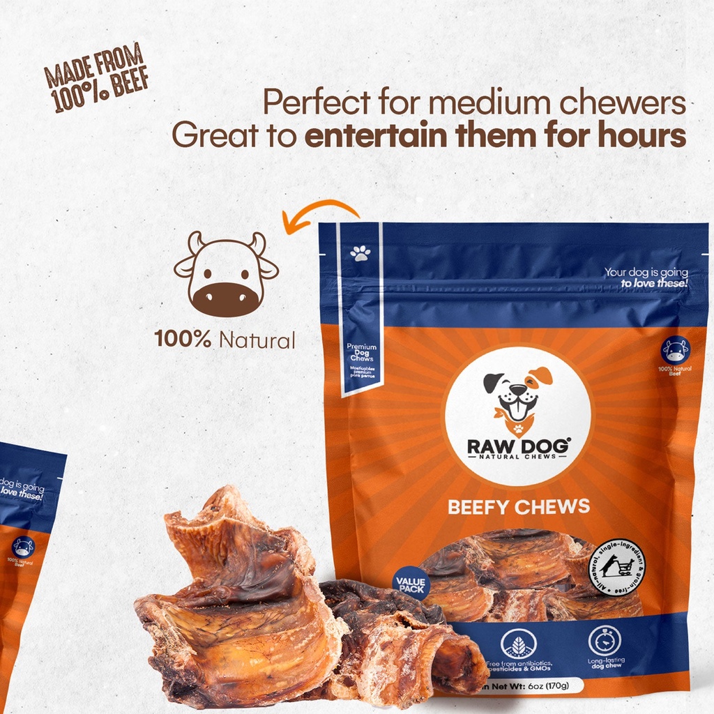 Beefy Chews (6 oz. bag)