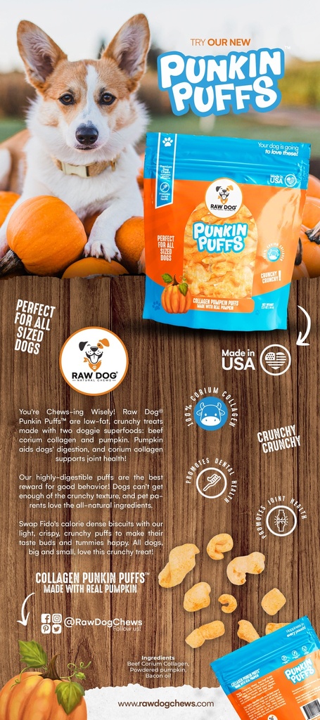 Crispy Collagen Punkin Puffs (2.5oz bag)