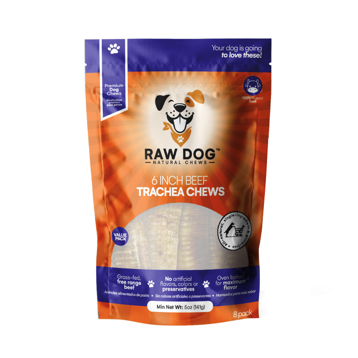 6" Beef Trachea Chews 8pk