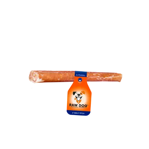 [44001] 6" Low-Odor Regular Bully Stick