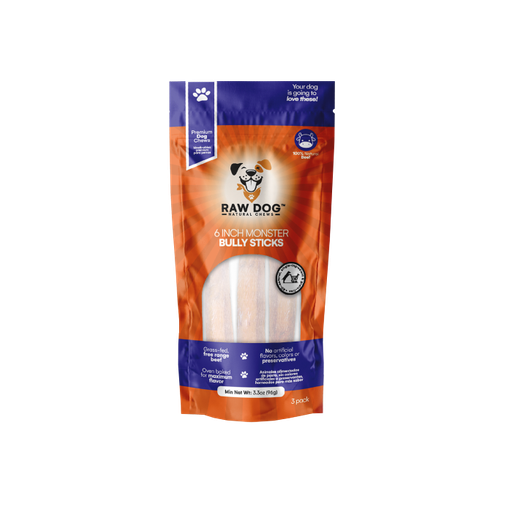 [44034] 6" Monster Bully Sticks (pack of 3)